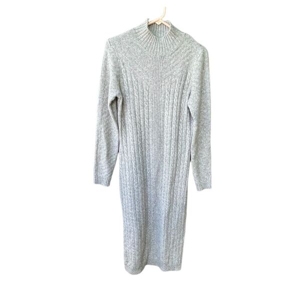 Tahari size M maxi mock turtleneck sweater dress - Picture 1 of 7